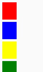 flexboxlayout example with column direction